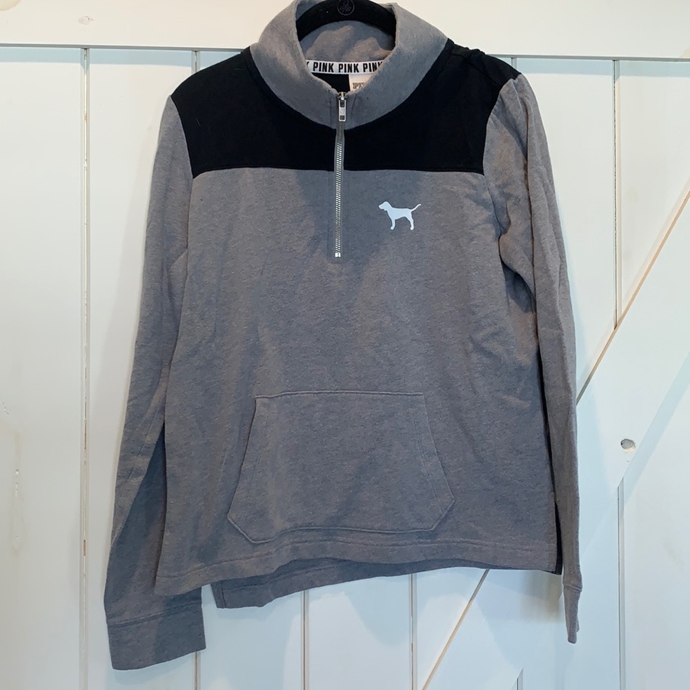 Victoria’s Secret PINK 3/4 zip sweatshirt Medium